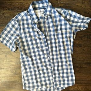 Mizzen+Main Leeward collection short sleeve button down shirt